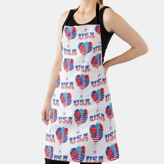 RED WHITE BLUE PATRIOTIC BALLOONS SCHORT (Insitu)