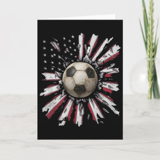 Red-white-blue Soccer Ll Explosion Grunge Street S Kaart