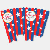 Red White Blue Special Event Film Night Popcorn Bedankdoosjes (Ongevouwen)