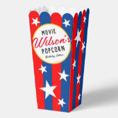 Red White Blue Special Event Film Night Popcorn Bedankdoosjes (Voorkant)