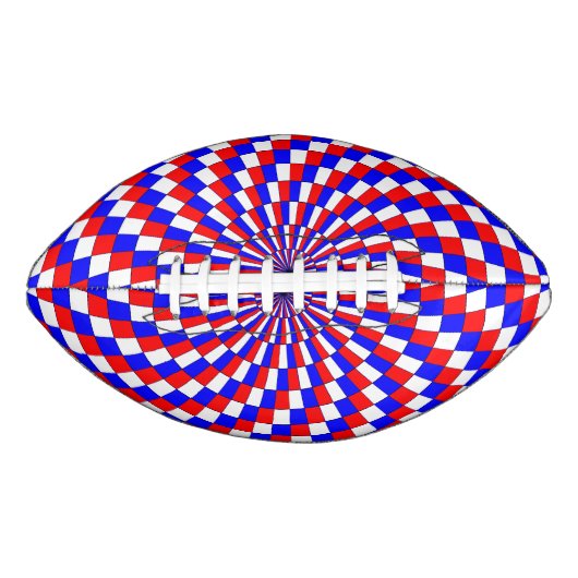 Red White Blue Spiral van Kenneth Yoncich American Football (Voorkant)