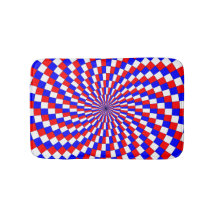 Red White Blue Spiral van Kenneth Yoncich