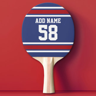 Red White Blue Sports Jersey Tafeltennisbatje