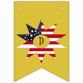 Red White Blue Star Vlaggetjes (Derde vlag)