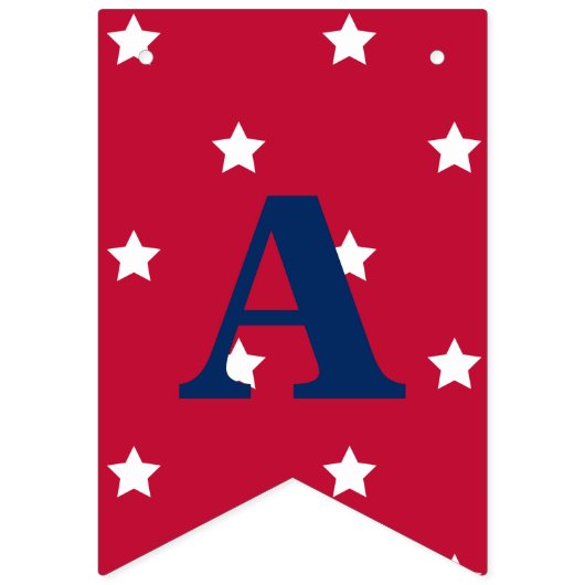 Red White Blue Stars 4 juli 2010 Vlaggetjes (Derde vlag)