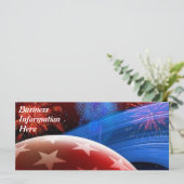 Red White Blue Stars en Fireworks 2012 Calendar (Staand voorkant)