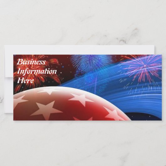 Red White Blue Stars en Fireworks 2012 Calendar (Voorkant)