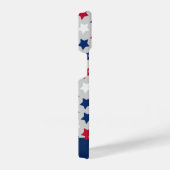 Red White Blue Stars Persoonlijke naam iPhone Case iPhone Hoesje (Rechterkant)