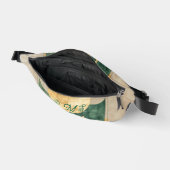 Red White Blue Stripe Two-Sided Print Fanny-Pack Heuptasje (Open)