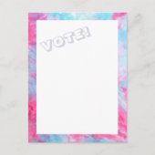 Red White Blue Stropdas-Dye STEMMING briefkaart (Voorkant)