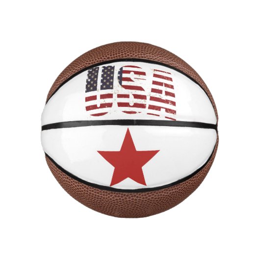 Red White & Blue/USA/ 4 juli Basketbal (Voorkant)