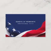 Red White & Blue-USA Flag Stars And Stripes Visitekaartje (Voorkant)
