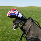 Red White Blue USA Golf Driver Hoesje Golfheadcover (Insitu)