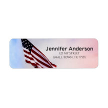 Red White Blue USA Vlag op 4 juli