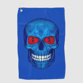 Red White Blue USA Zombie Skull Golf Towels Golfhanddoek