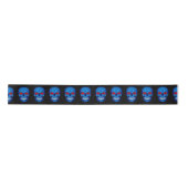Red White Blue USA Zombie Skull Satin Ribbon Satijnen Lint (Voorkant)