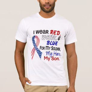 Red White Blue voor mijn zoon T-shirt
