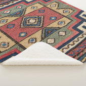 Red White Blue Western Lone Star Dallas  Sherpa Deken (3/4)