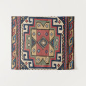 Red White Blue Western Lone Star Dallas  Wandkleed (Voorkant (horizontaal))