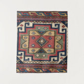 Red White Blue Western Lone Star Dallas  Wandkleed (Voorkant)