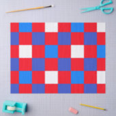 Red, White & Bold – Patriotic 4th of July  Tissuepapier (Craft)