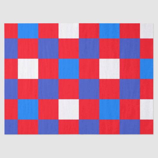 Red, White & Bold – Patriotic 4th of July  Tissuepapier (Voorkant)