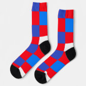 Red, White & Bold – Patriotic Crew Socks Sokken (Links)