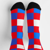 Red, White & Bold – Patriotic Crew Socks Sokken (Top)
