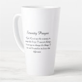 Red White Brown Champion Racehorse Prayer Latte Mok (Linkerhoek)