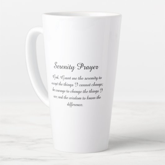 Red White Brown Champion Racehorse Prayer Latte Mok (Linkerhoek)