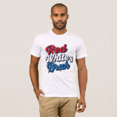 Red White & Bruh T-Shirt (Voorkant volledig)