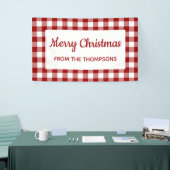 Red White Buffalo met kerstfeest Spandoek (Beurs)