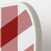 Red White Buffalo Pset Monogrammed Pickleball Paddle (Links Detail)