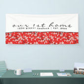 Red & White Cherry Blossom | Eerste thuisbasis Spandoek (Beurs)