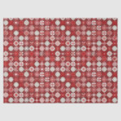 Red White Christmas Candy Pattern#13 ID1009 Tissuepapier (Voorkant)