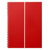 Red & White CUSTOM University Notitieboek (Voorkant)