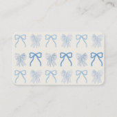 Red White Due Blue Stripes Diaper Raffle Ticket Informatiekaartje (Achterkant)