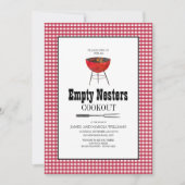 Red White Empty Nesters Cookout Barbecue Kaart (Voorkant)