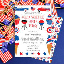 Red White en BBQ op 4 juli