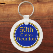 Red White en Blue 50-jaars Reunion Souvenirs Sleutelhanger (Achterkant)