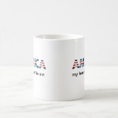 Red White en Blue America Koffiemok (Center)