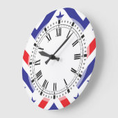 Red White en Blue American Juli 4 Partij Grote Klok (Hoek)