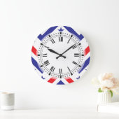 Red White en Blue American Juli 4 Partij Grote Klok (Huis)