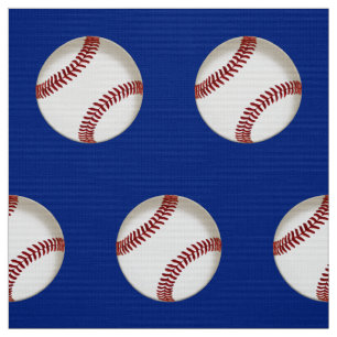 Red White en Blue Baseball Fabric van de Yard Stof
