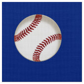 Red White en Blue Baseball Fabric van de Yard Stof (Close Up)