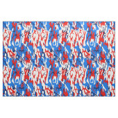 Red White en Blue Camo Stof (Yard (91,4 cm))