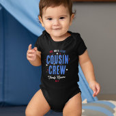 Red White en Blue Cousin Crew 4 juli Romper