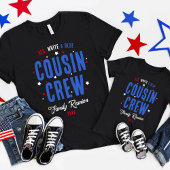 Red White en Blue Cousin Crew 4 juli T-shirt