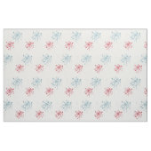 Red White en Blue Fireworks Custom Fabric Stof (Fat Quarter)