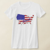 Red White en Blue Handmaiden USA T-shirt (Laagn)